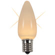 C9 Twinkle Opaque Acrylic Warm White LED Bulbs