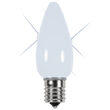 C9 Twinkle Opaque Acrylic Cool White LED Bulbs