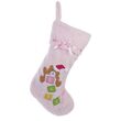 19" Pink Teddy Bear Stocking for Baby