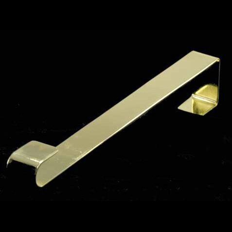 Brass Bee Wreath Hanger - Chrome Finish