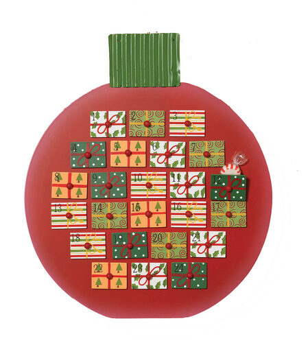 Ornament Christmas Advent Calendar with Drawers