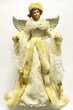 16" Champagne and White Angel Tree Topper