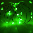 Green Battery Operated Fairy LED Lights, Green Wire