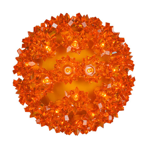 6" Amber LED Starlight Sphere, 70 Lights
