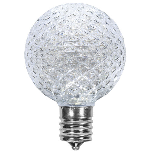 G50 Cool White OptiCore LED Globe Light Bulbs, E17 - Intermediate Base