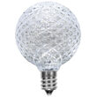 G50 Cool White OptiCore LED Globe Light Bulbs, E12 - Candelabra Base