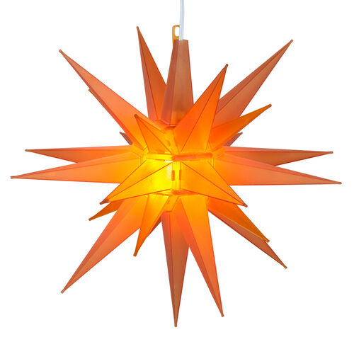 Amber LED Moravian Star