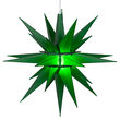 Green LED Moravian Star
