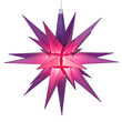 Purple LED Moravian Star