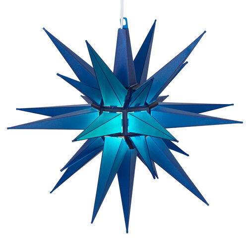 Blue LED Moravian Star