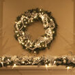 30" Brighton Fir Prelit Wreath, 100 Clear Mini Lights