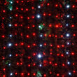4' x 6' Red, Cool White Twinkle 5mm LED Christmas Net Lights, 100 Lights on Green Wire