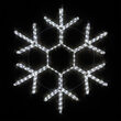 12" 18 Point Snowflake, Cool White Lights 