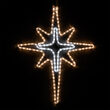 28" Warm White and Cool White Bethlehem Star 