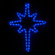 18" Bethlehem Star, Blue Lights 