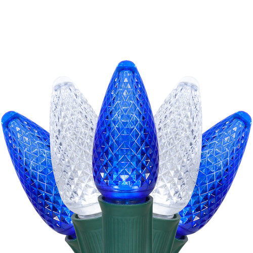 Christmas Lights - C9 Blue / Cool White Commercial LED Christmas C9 Blue / Cool White Commercial LED Christmas Lights - Christmas Lights - C9 Blue / Cool White Commercial LED Christmas