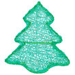 20" LED Dimensional Christmas Tree, Green Lights 