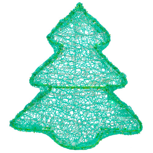 20" LED Dimensional Christmas Tree, Green Lights 