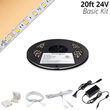 Basic 24V High Output LED Strip Light Kit, Sun Warm White