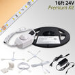 Premium 24V LED Strip Light Kit, Sun Warm White