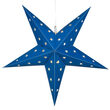 18" Blue Aurora Superstar TM 5 Point Star Light, Fold-Flat, LED Lights, Outdoor Rated