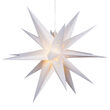 17" White Aurora Superstar TM Moravian Star Light, Fold-Flat, LED Lights, Outdoor Rated