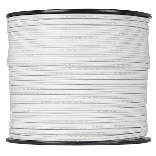 White Outdoor Zip Cord Wire Wintergreen Corporation