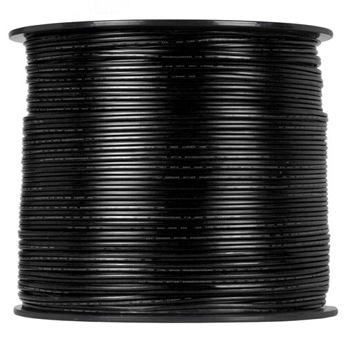 Black Outdoor Zip Cord Wire, 18 Gauge