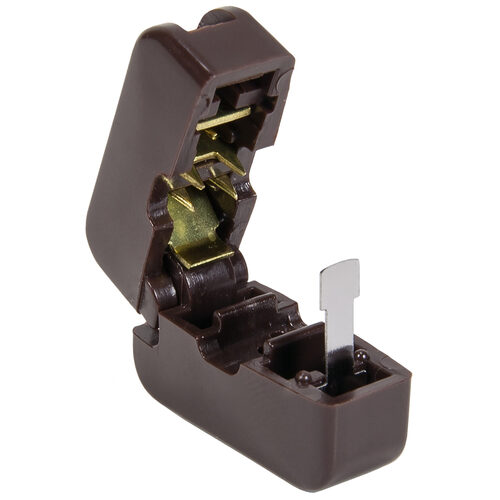 SnapOn Female Zip Plug, SPT1, Brown Wintergreen Corporation