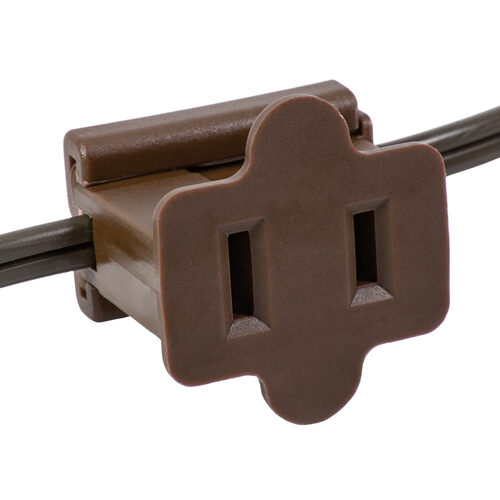 Brown Polarized Inline Zip Plug, SPT2