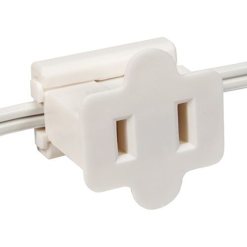 White Polarized Inline Zip Plug, SPT1