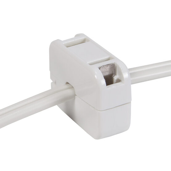 SnapOn Female Zip Plug, SPT1, White Wintergreen Corporation