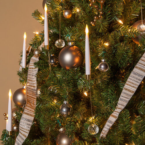 12 quot remote controlled led christmas tree taper candles 12 quot remote controlled led christmas tree taper candles