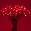 24" Red Starburst Lighted Branches, Red-Cool White LED