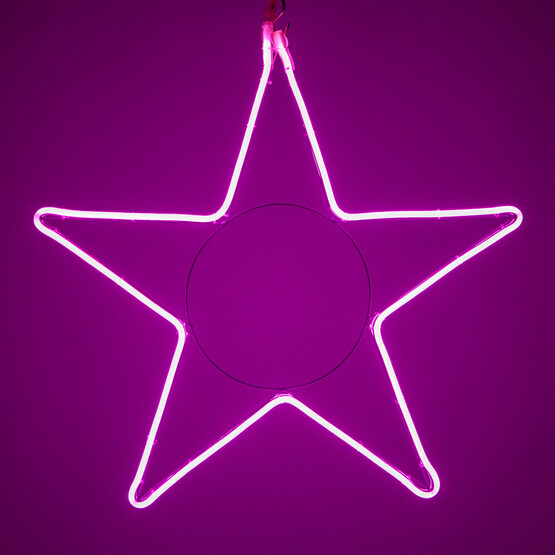 RGB Flexible Neon Hanging Star Light, Multifunction, LED - Wintergreen ...