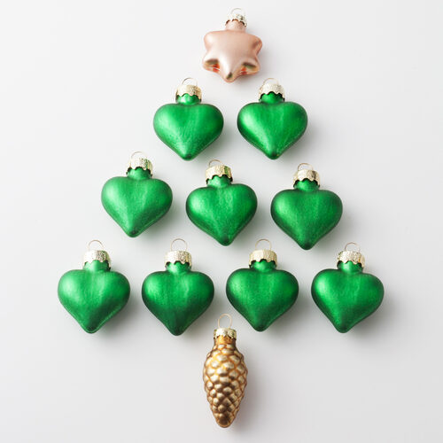 Green Heart Ornament