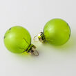Clear Green Ball Ornament