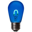 S14 Transparent Glass Blue FlexFilament LED Bulbs 