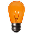 S14 Transparent Glass Amber FlexFilament LED Bulbs 