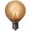 G50 Transparent Acrylic Warm White FlexFilament Globe Light LED Edison Bulbs , E17 - Intermediate Base