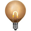 G50 Transparent Acrylic Warm White FlexFilament Globe Light LED Edison Bulbs , E12 - Candelabra Base