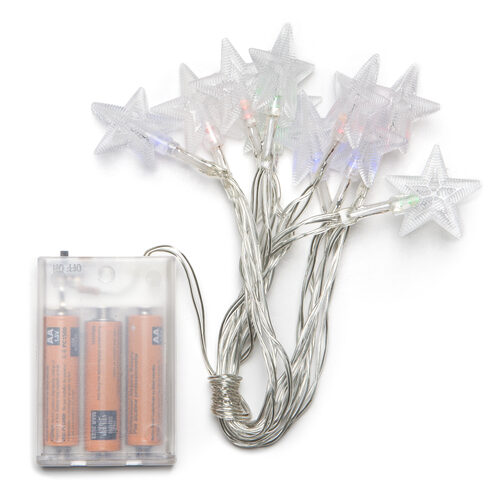 Red-Green-Blue Battery Operated Star Light LED Lights