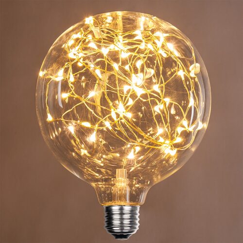 G125 Warm White LEDimagine TM Fairy Light Bulbs