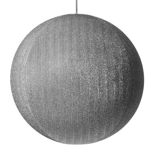 Silver Polymesh Commercial Inflatable Christmas Ornament