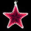 10" Electric Pink Star Light with Etched Pinwheel Design 