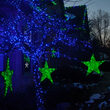 20" Green Metallic Polymesh Commercial Star Light, Green LED Lights