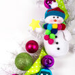 5' x 10" Snowman Unlit Holiday Garland