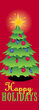 Christmas Tree Light Pole Banner