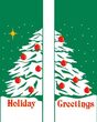 Holiday Tree Light Pole Banner