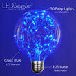G95 Blue LEDimagine TM Fairy Light Bulbs